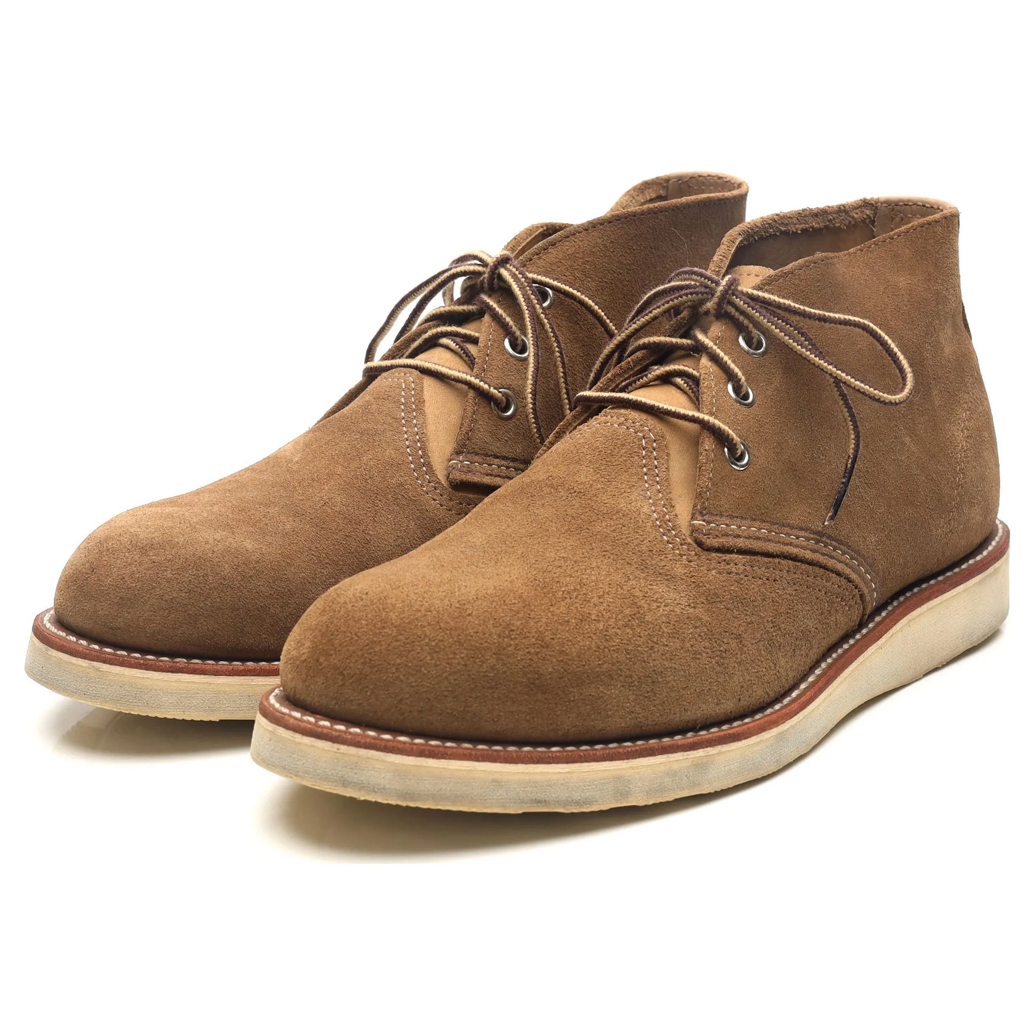 '3149' Olive Brown Suede Chukka Boots UK 9 US 10