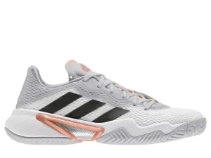 Adidas Barricade Ladies Tennis Shoe (Grey Two/Core Black/Ambient Blush)