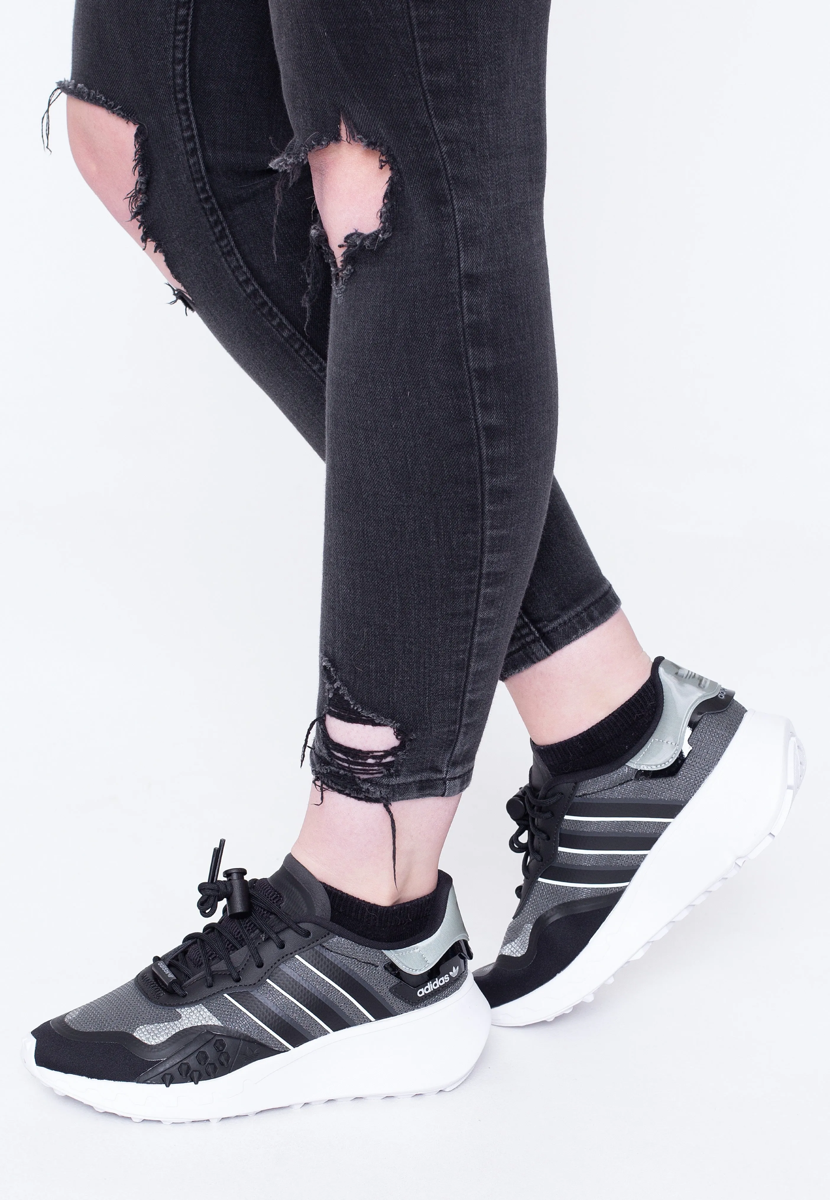 Adidas - Choigo W Cblack/Cblack/Silvmt - Girl Shoes