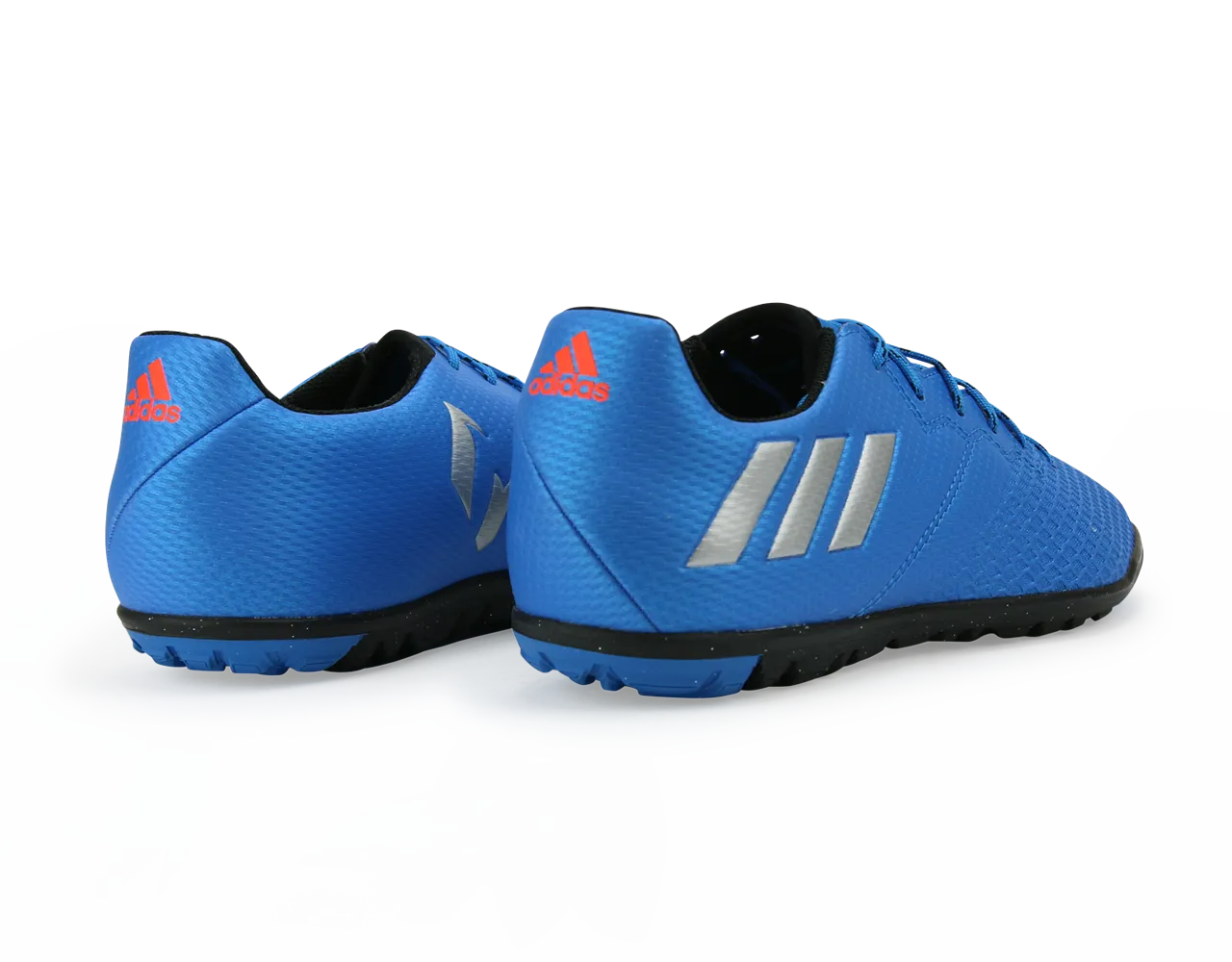 adidas Kids Messi 16.3 Turf Soccer Shoes Sho Blue/Metalic Silver