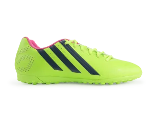 adidas Men's Freefootball X-ite Indoor Soccer Shoes  Neon Green/Rich Blue