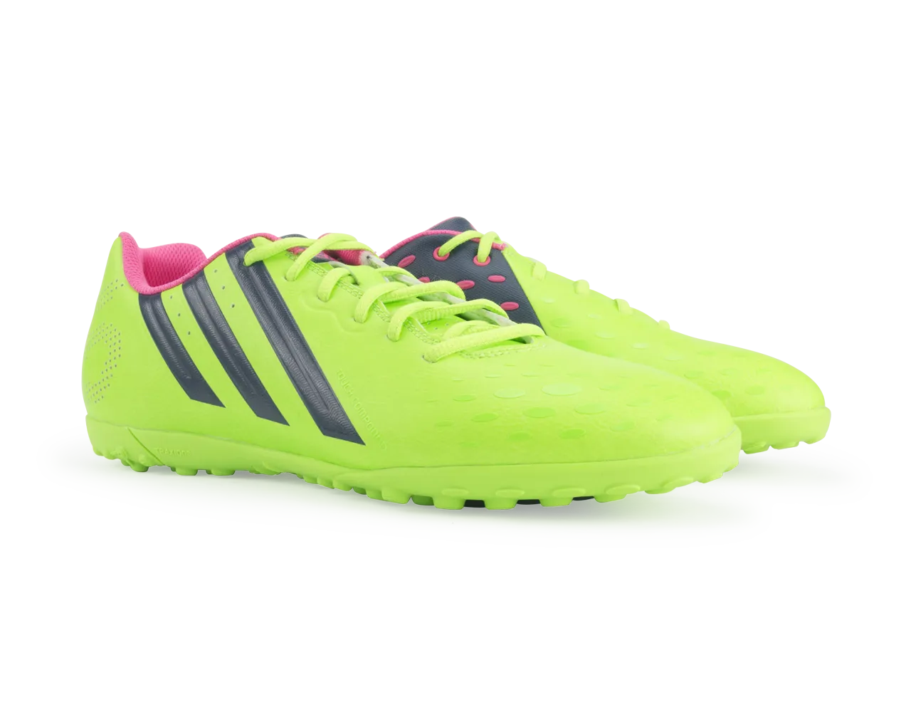 adidas Men's Freefootball X-ite Indoor Soccer Shoes  Neon Green/Rich Blue