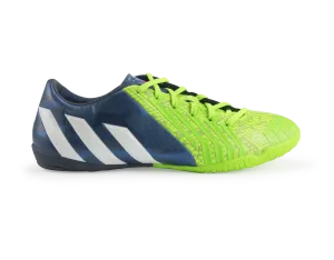 adidas Men's Predator Absolado Instinct Indoor Soccer Shoes Rich Blue/Running White/Neon Green