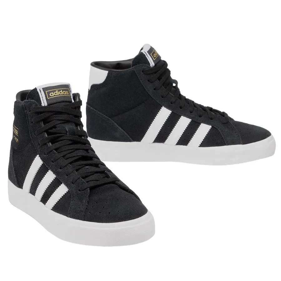 Adidas Originals scarpa sneakers per ragazzi Basket Profi J FY1058 nero bianco