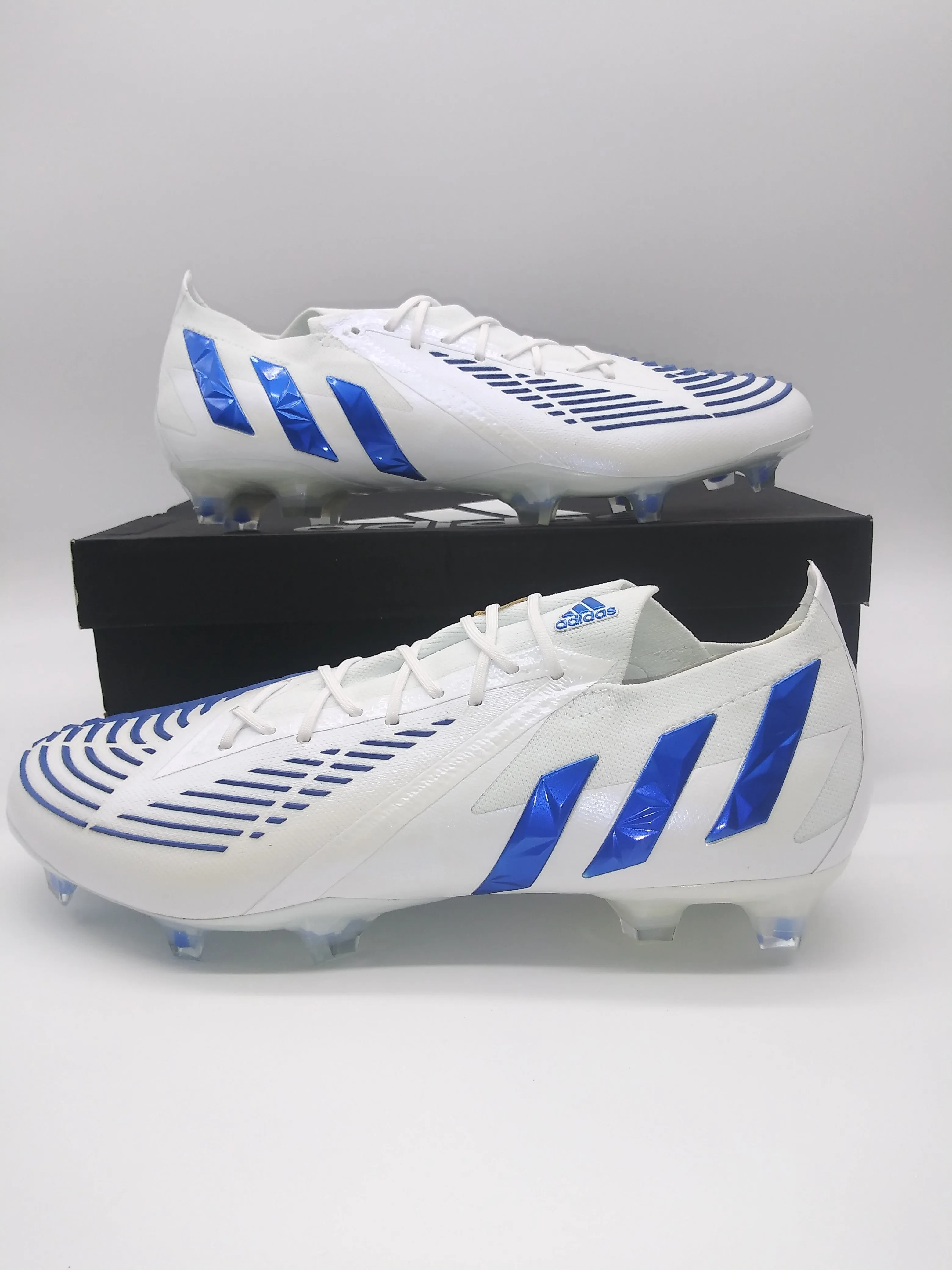 Adidas Predator Edge.1 L FG White Blue