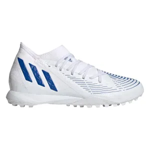 adidas Predator Edge.3 TF Artificial Turf Soccer Shoes - Footwear White/Hi res Blue/Legacy Indigo