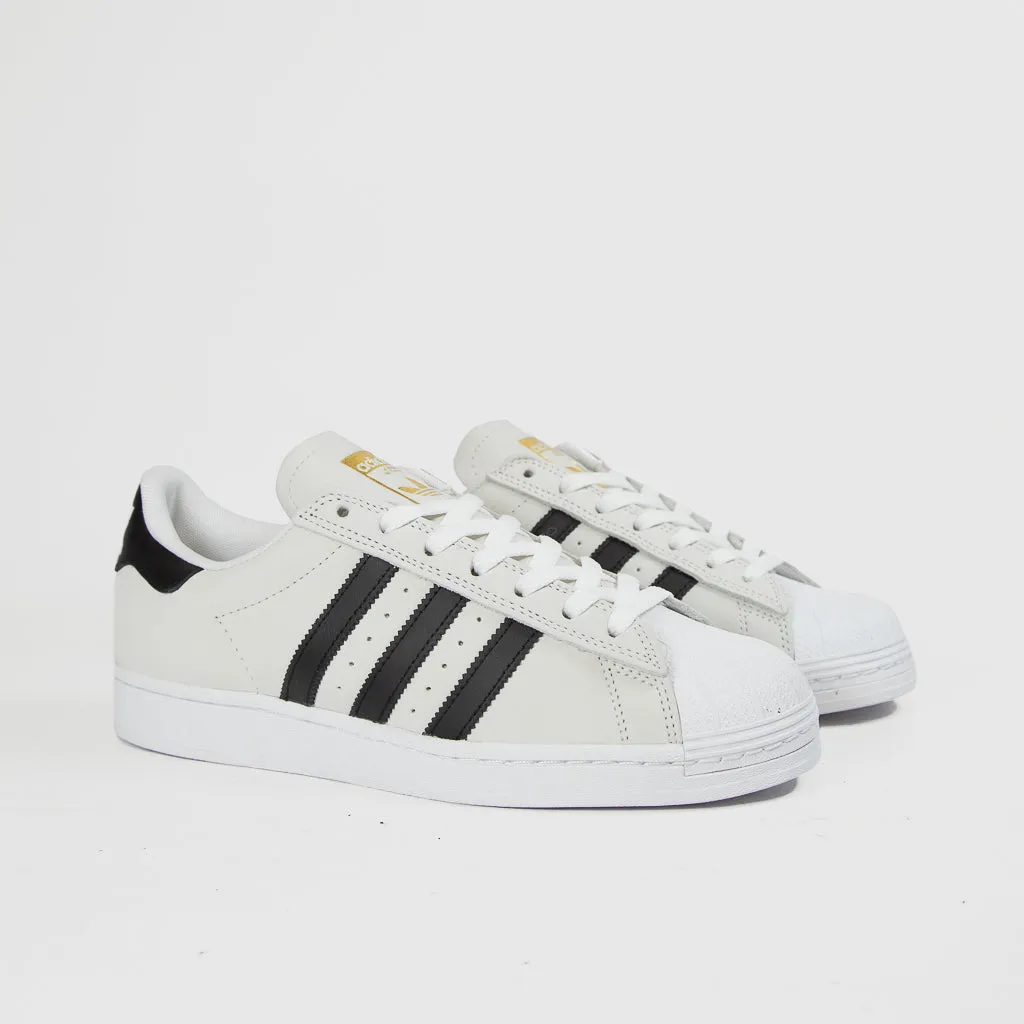 Adidas Skateboarding - Superstar ADV Shoes - Footwear White / Core Black / Gold Metallic