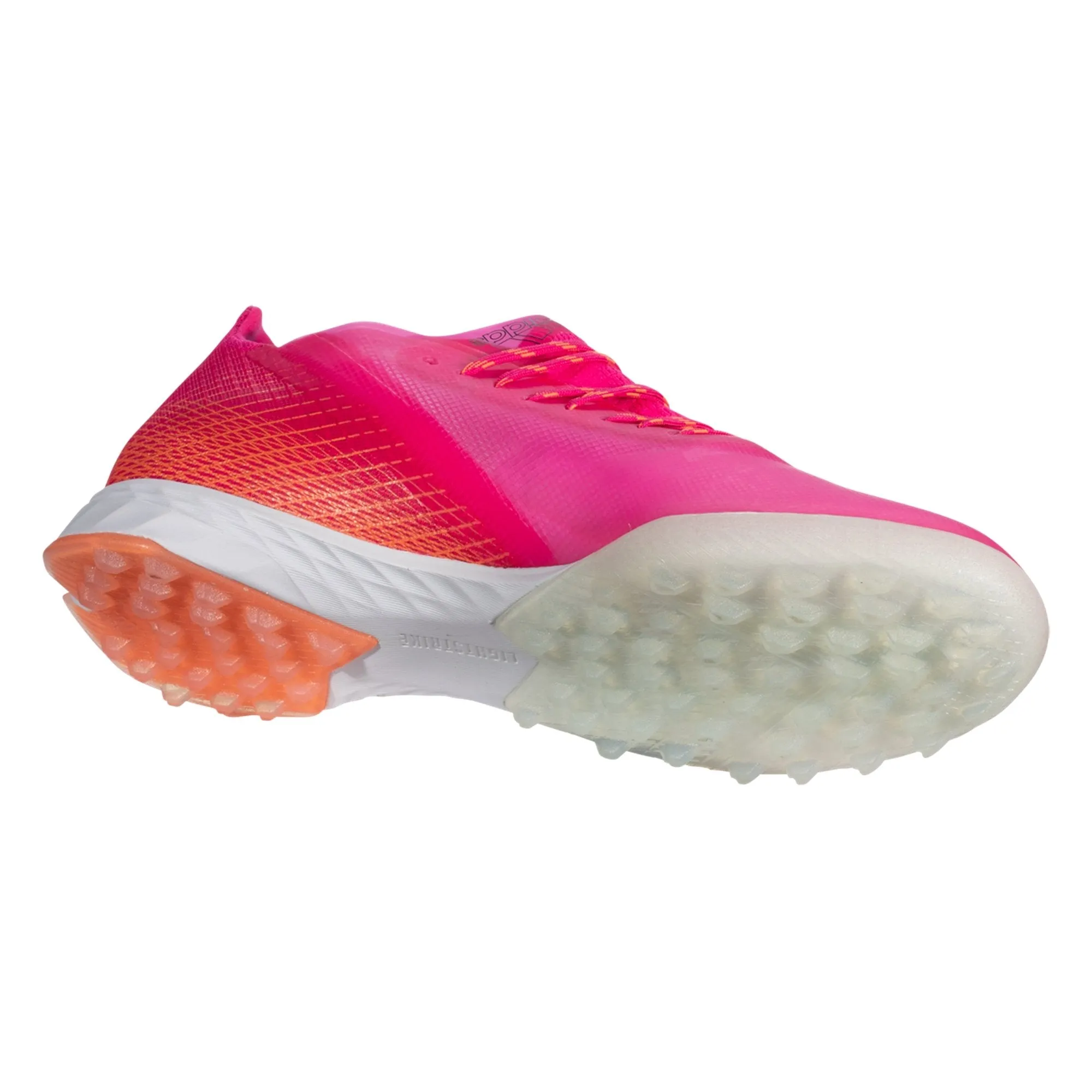 adidas X Ghosted.1 Artificial Turf Shoe - Shock Pink / Core Black / Screaming Orange