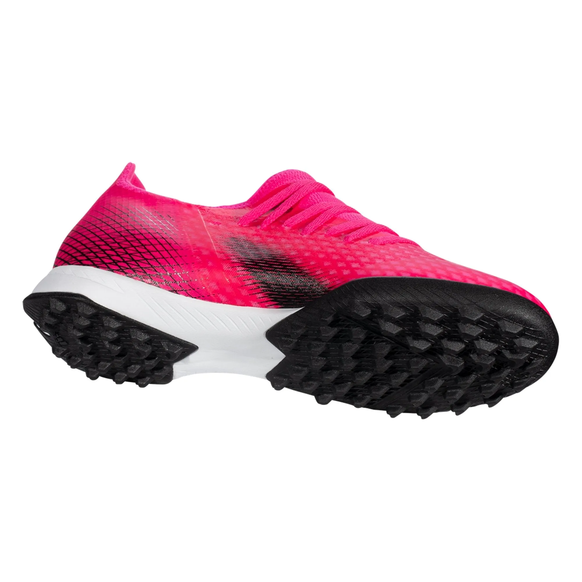 adidas X Ghosted.3 Turf Shoes - Shock Pink / Core Black / Screaming Orange