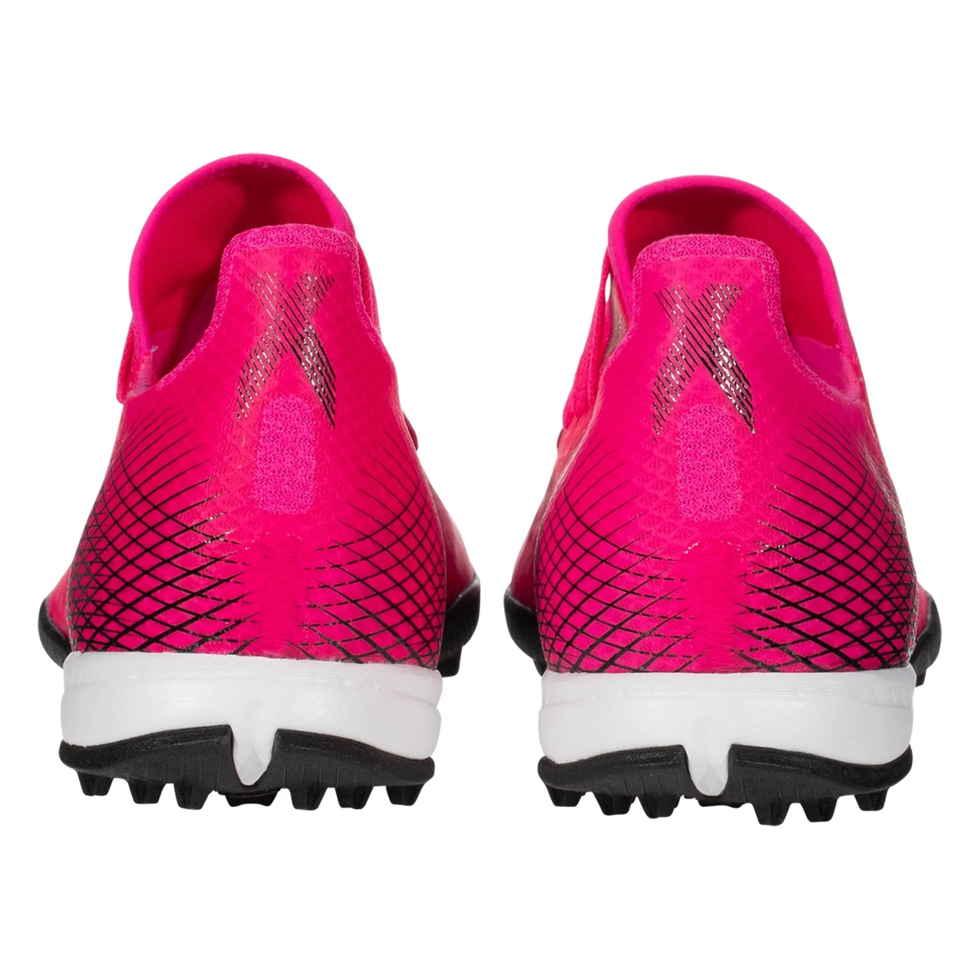 adidas X Ghosted.3 Turf Shoes - Shock Pink / Core Black / Screaming Orange