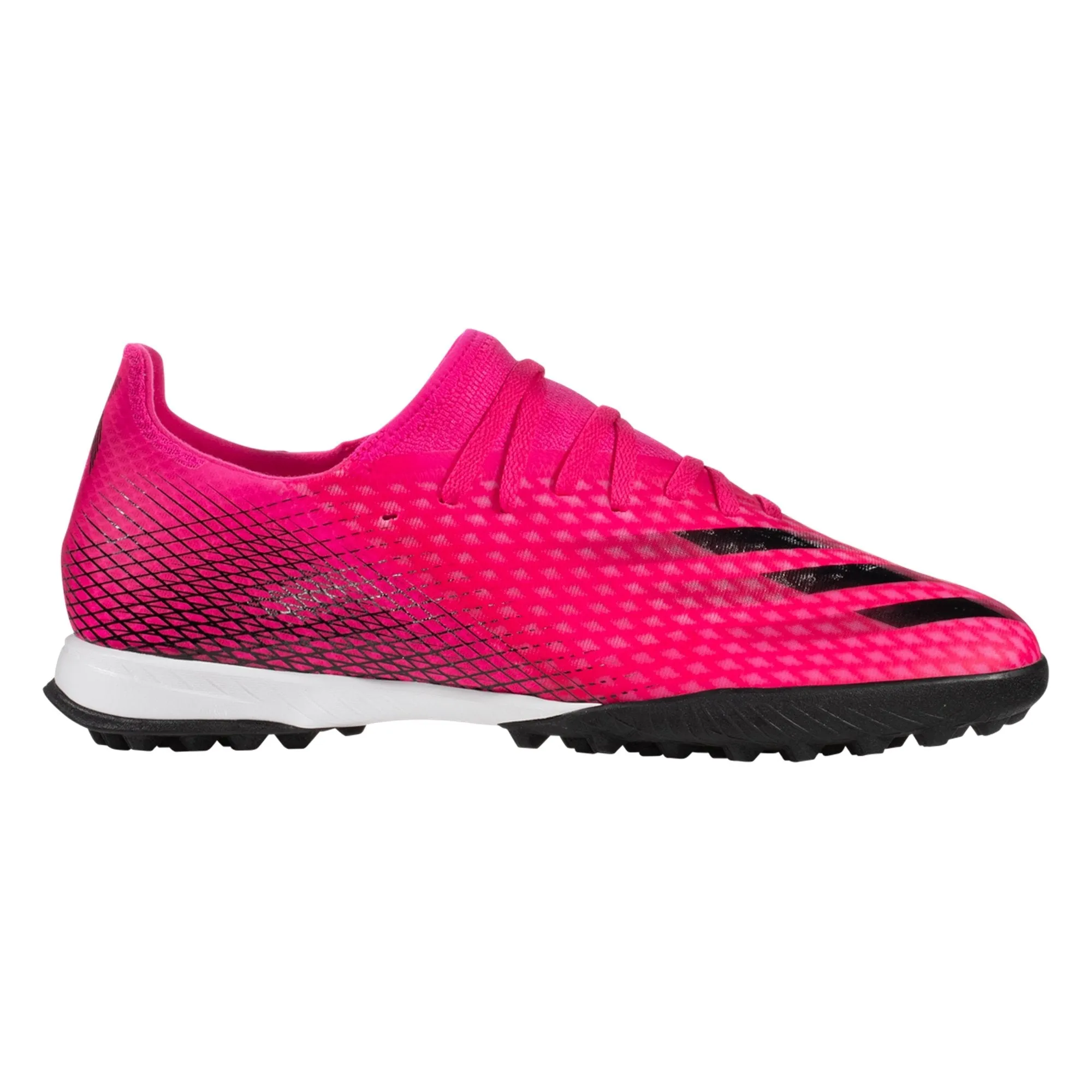 adidas X Ghosted.3 Turf Shoes - Shock Pink / Core Black / Screaming Orange