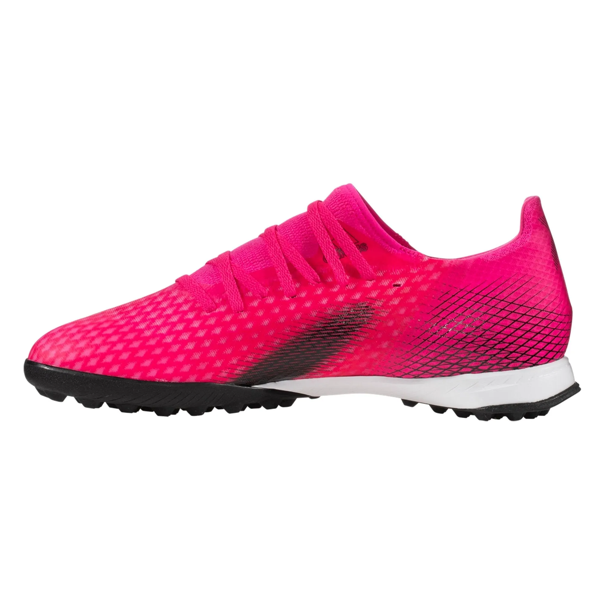 adidas X Ghosted.3 Turf Shoes - Shock Pink / Core Black / Screaming Orange