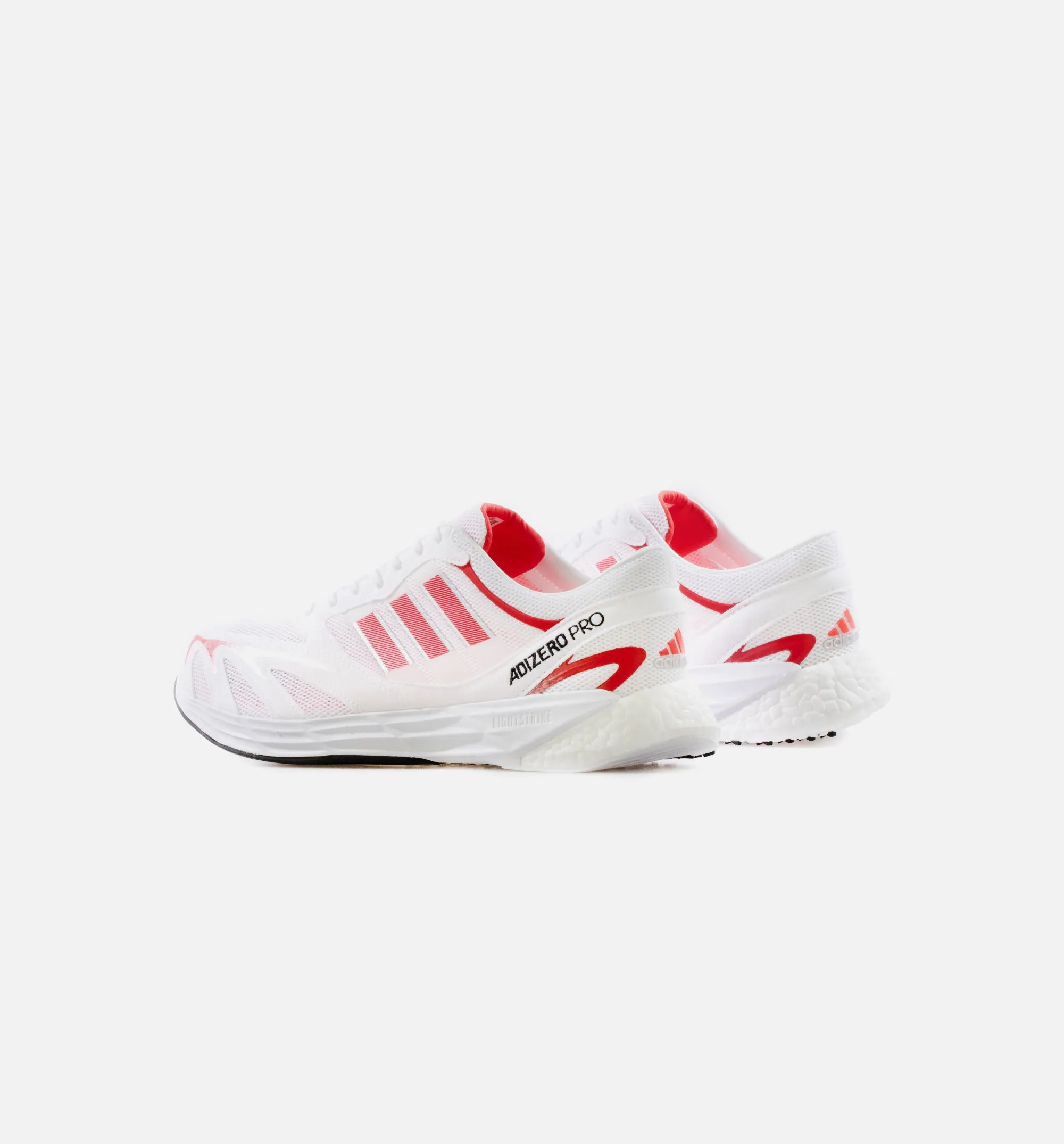 Adizero Pro DNA Mens Running Shoe - White/Red