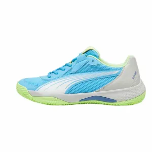 Adult's Padel Trainers Puma NOVA Court Luminous Blue White