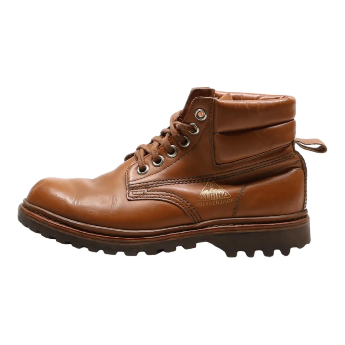 ALPINA LUMBERJACK Chukka Boots Brown Leather Mens UK 6