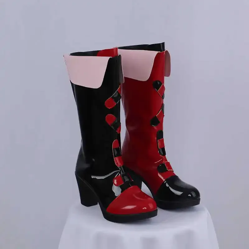 Anime Harley Cosplay Quinn Halloween Party Joker Shoes