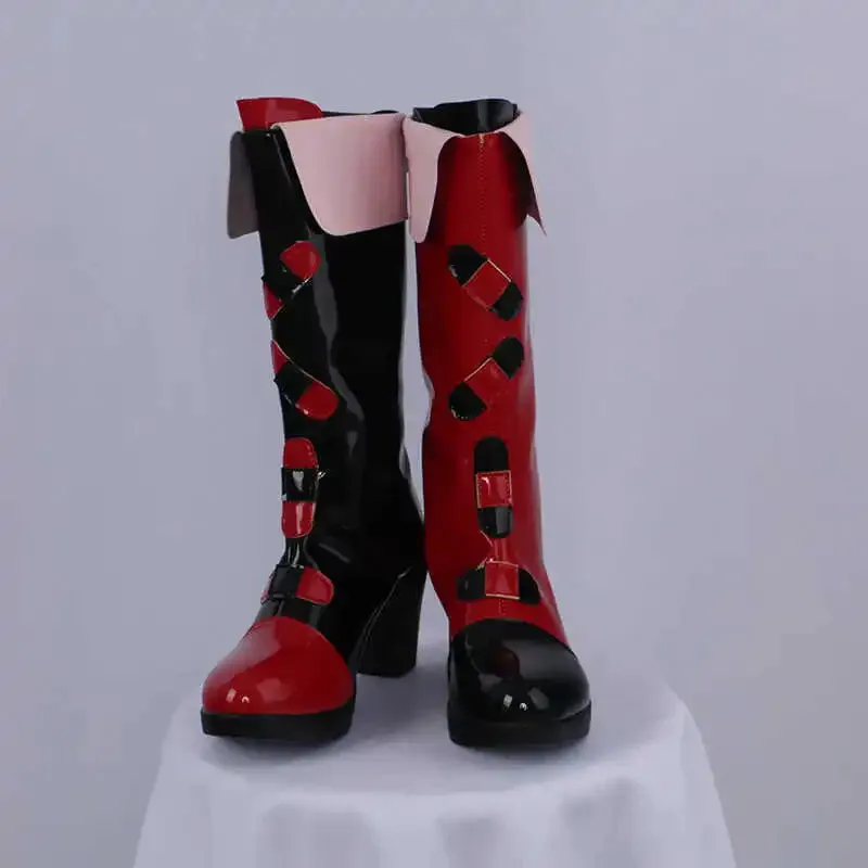 Anime Harley Cosplay Quinn Halloween Party Joker Shoes