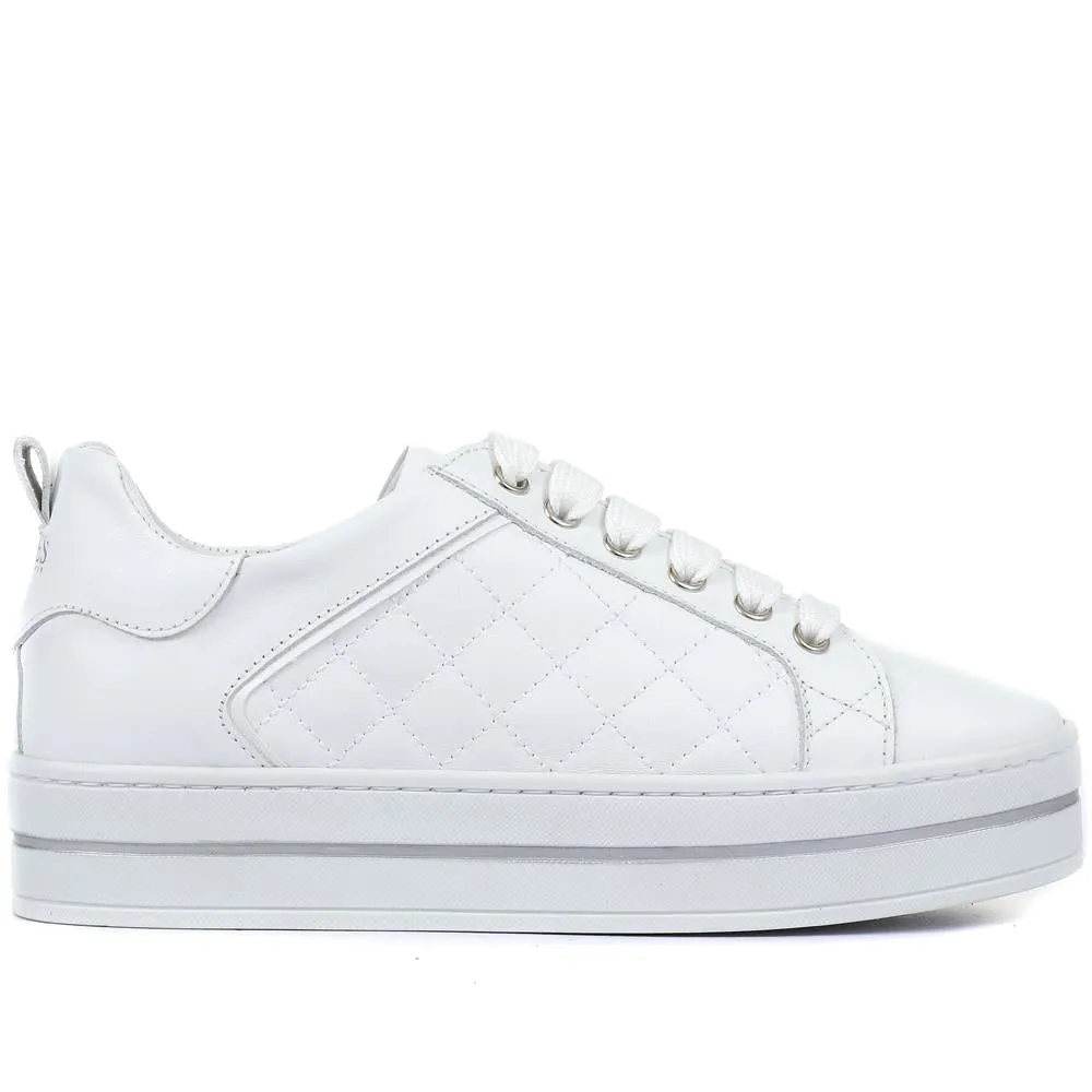 Arielle Lace Leather Sneakers / 320 231