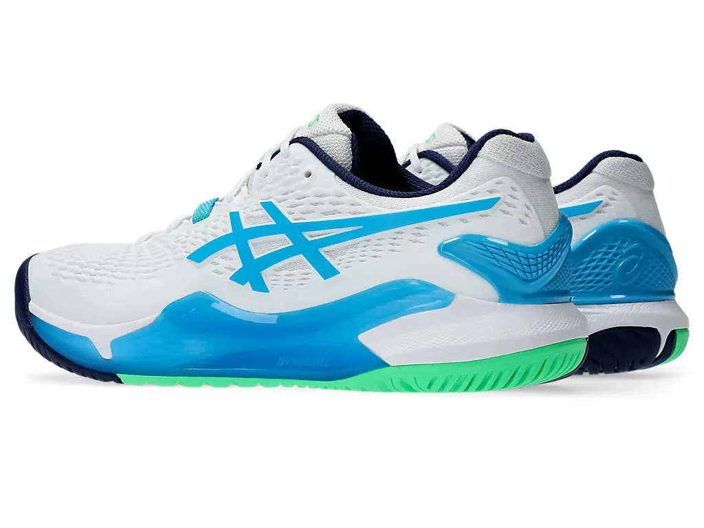 Asics Gel-Resolution 9 Women White/Digital Aqua