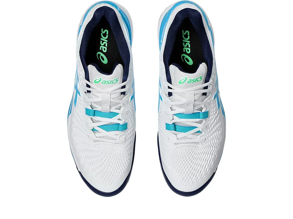 Asics Gel-Resolution 9 Women White/Digital Aqua