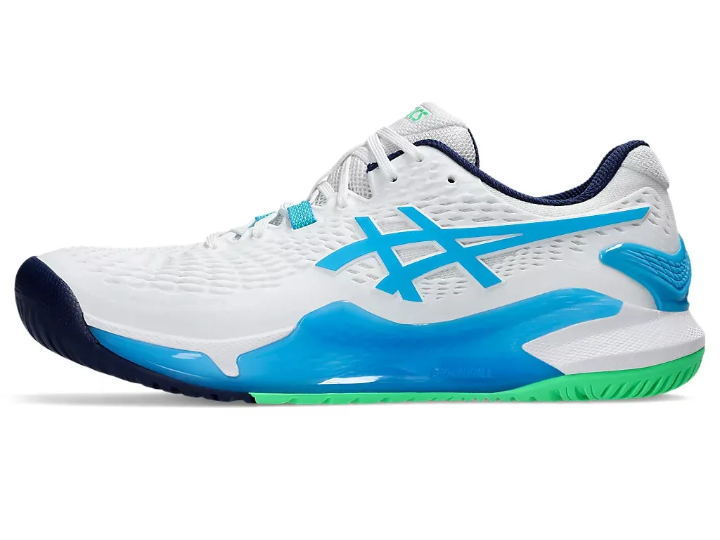 Asics Gel-Resolution 9 Women White/Digital Aqua