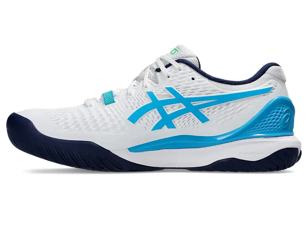 Asics Gel-Resolution 9 Women White/Digital Aqua