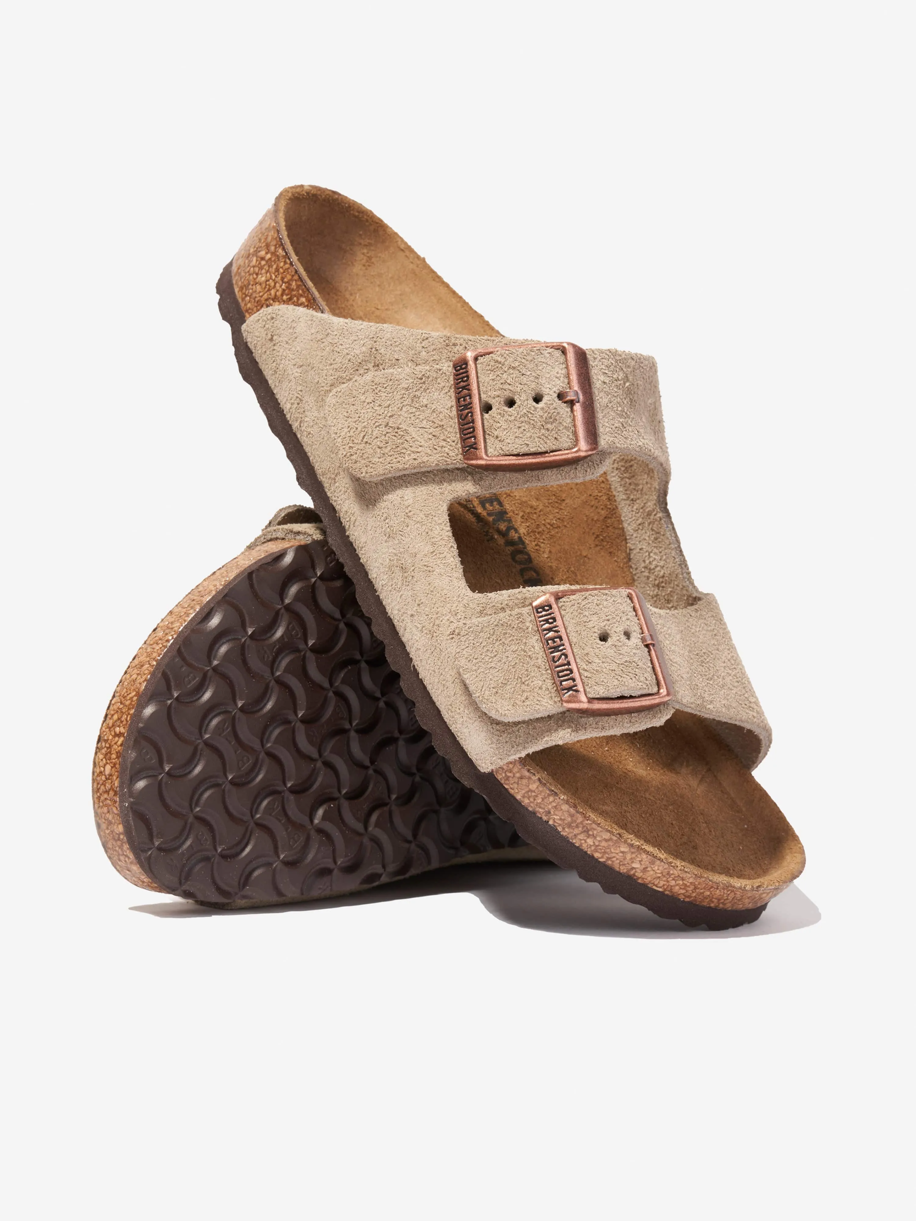 BIRKENSTOCK Kids Arizona Sandals in Taupe