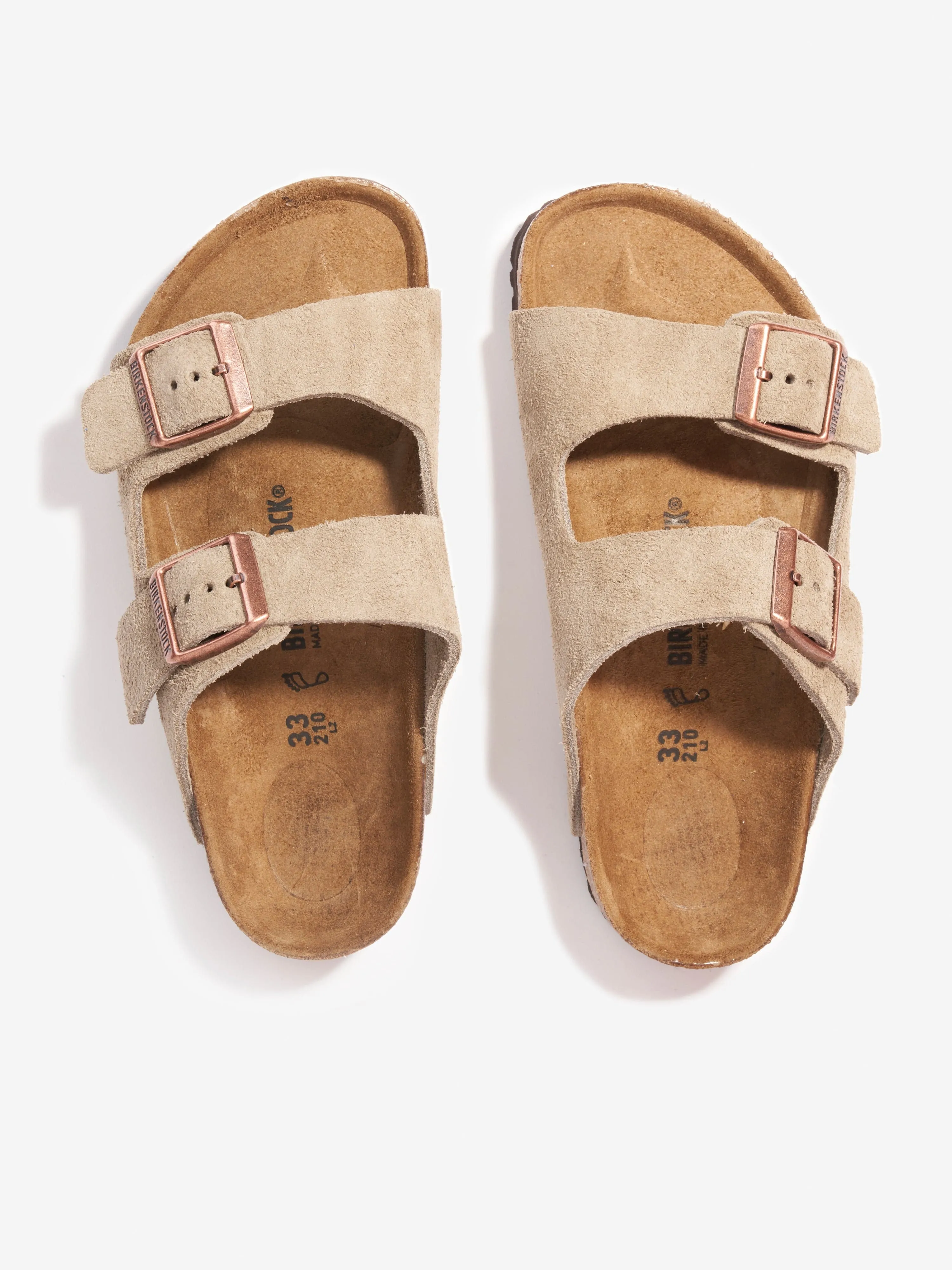 BIRKENSTOCK Kids Arizona Sandals in Taupe