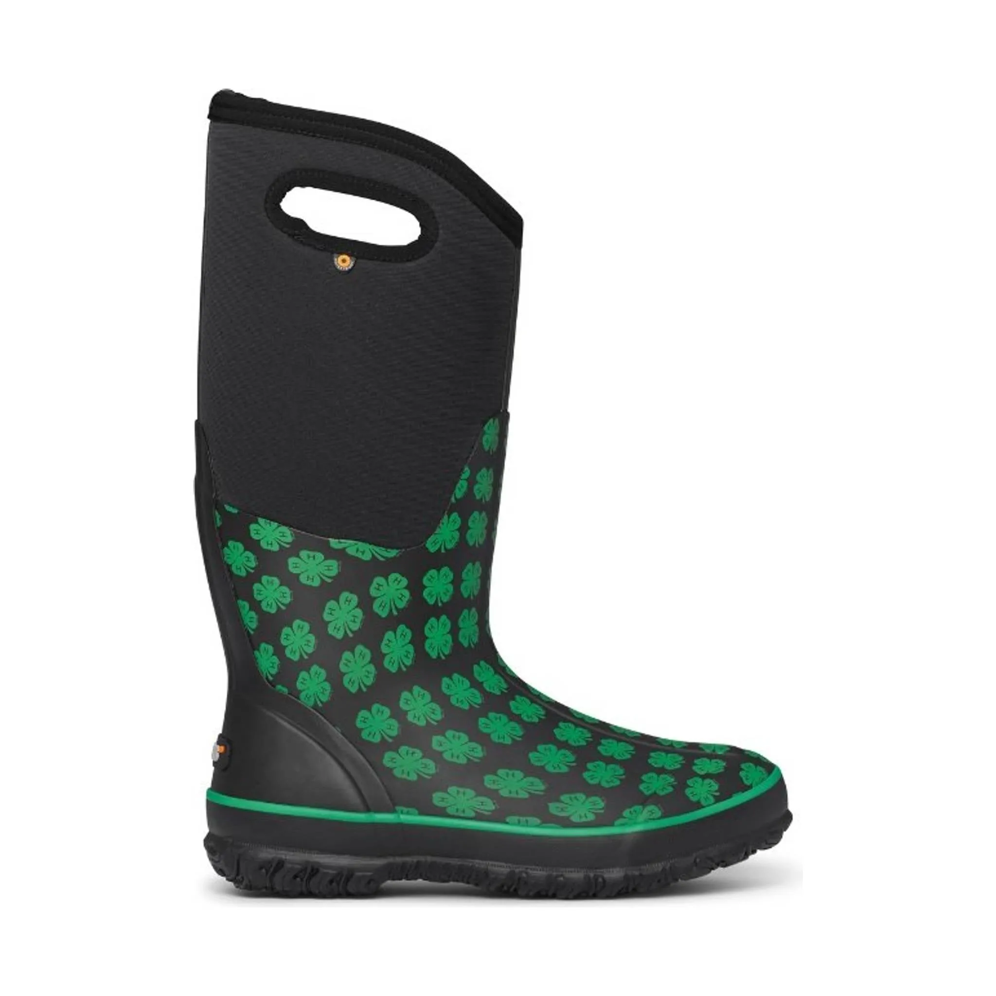 Bogs Women's Classic Tall 4-H Rain Boots - Black Multi - ONLINE STORE CREDIT/EXCHANGE ONLY