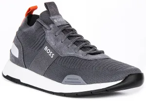 Boss Titanium Runner In Dark Grey For Men