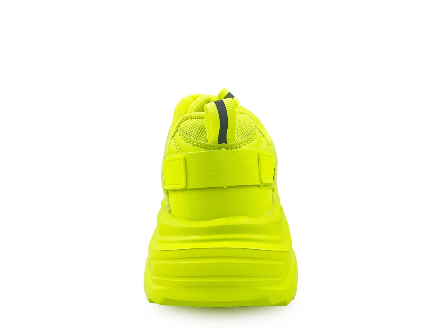 Briella BERNESS platform sneakers, neon yellow