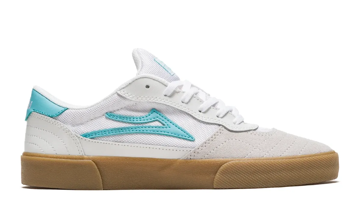 Cambridge (White/Teal) Skate Shoes