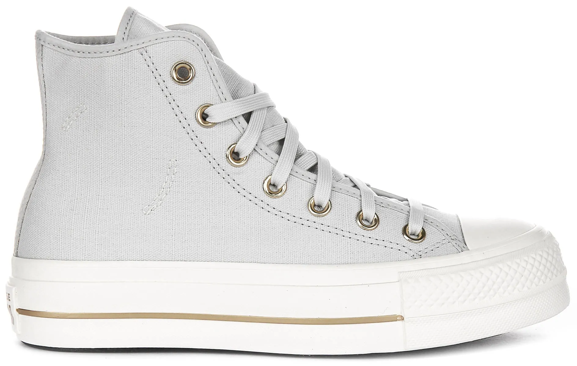 Converse All Star Lift Hi A08237C In Light Grey