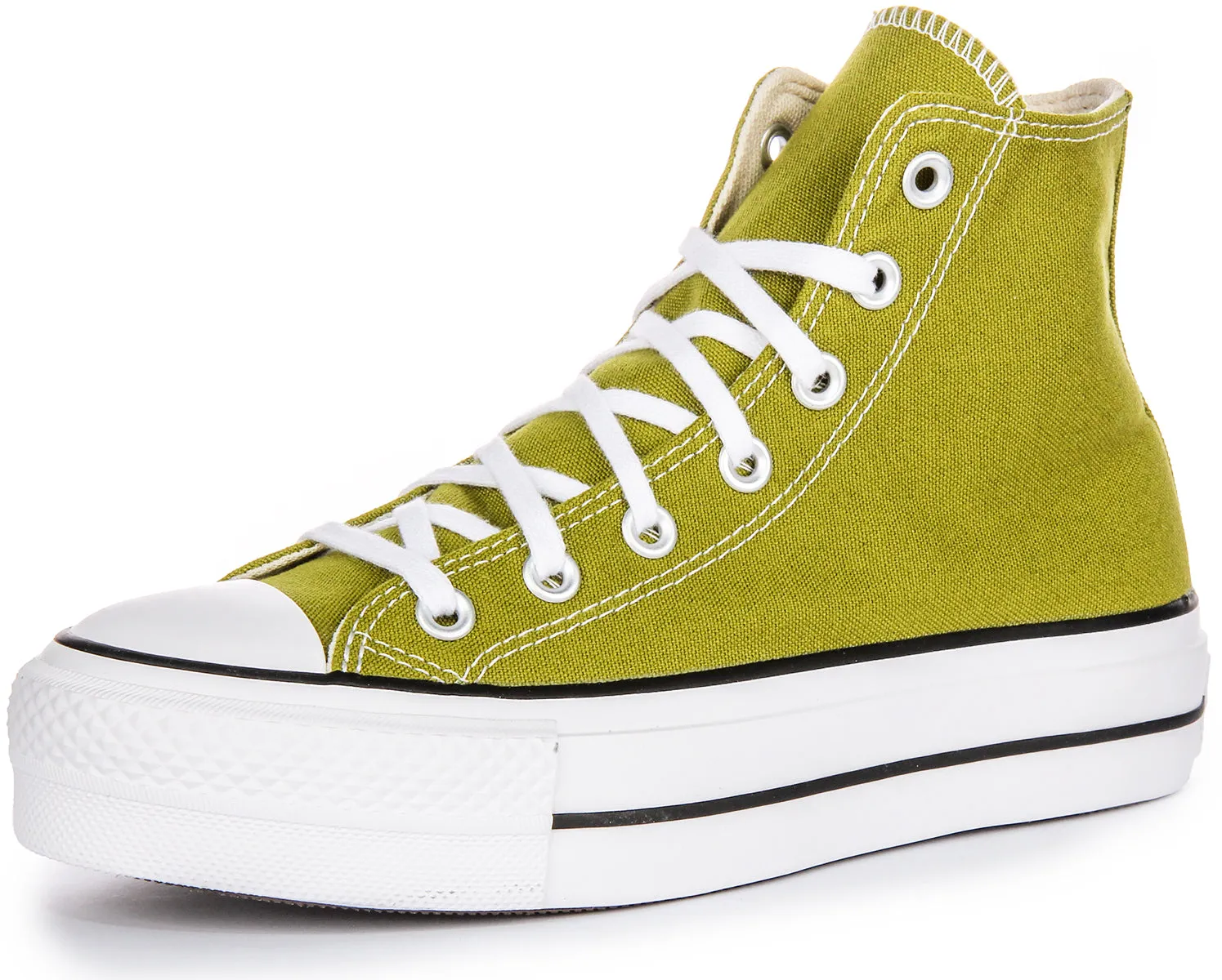 Converse All Star Lift Hi A08286C In Olive Green