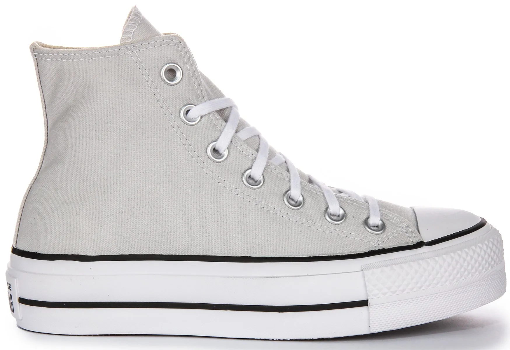 Converse All Star Lift Hi A08287C In Grey White For Women