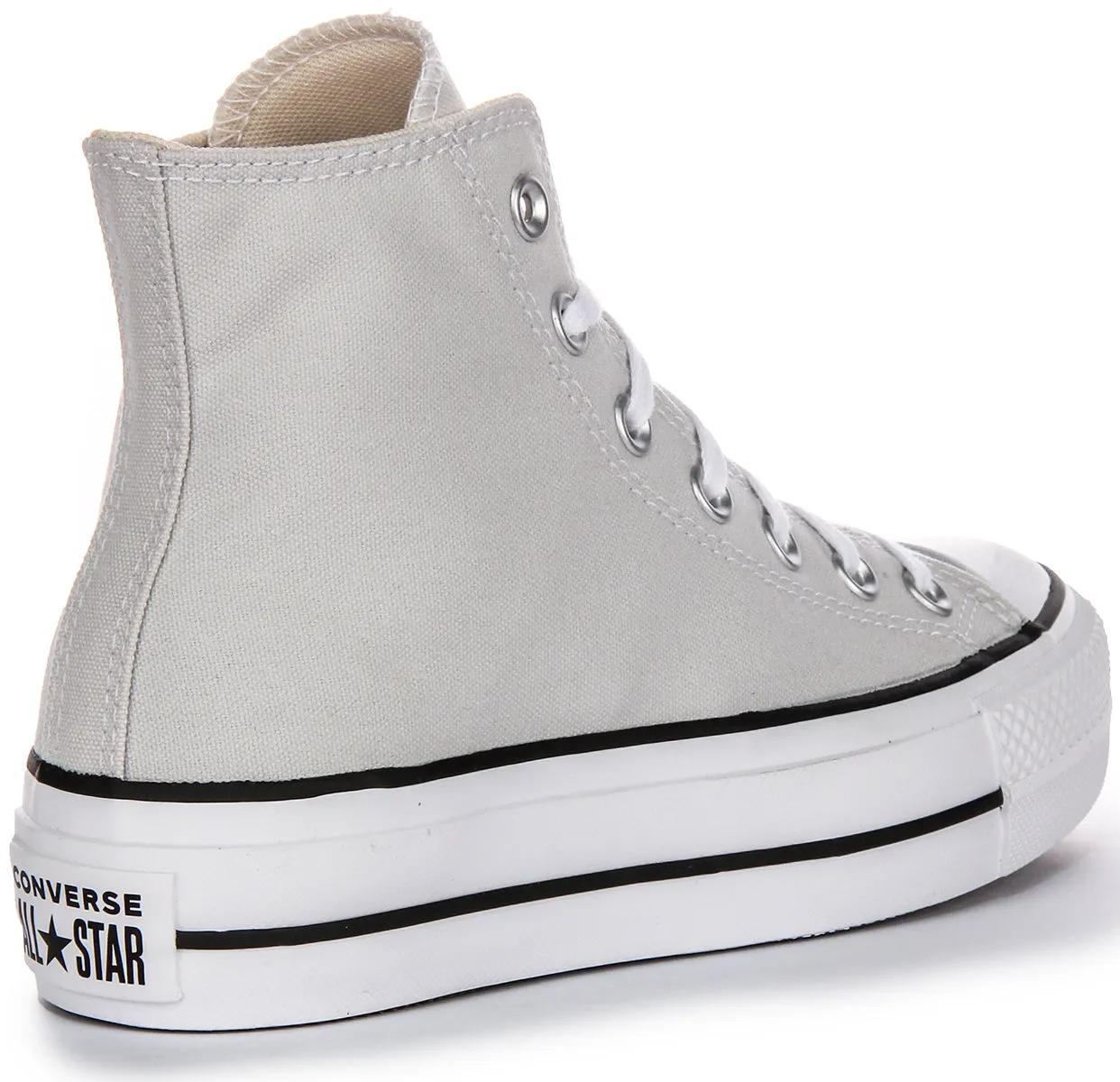 Converse All Star Lift Hi A08287C In Grey White For Women