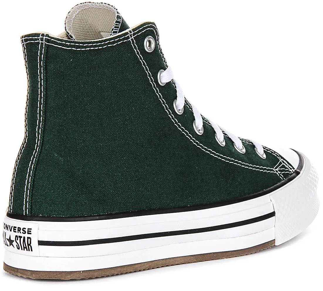 Converse CT All Star Eva Lift A09291C In Green For Junior