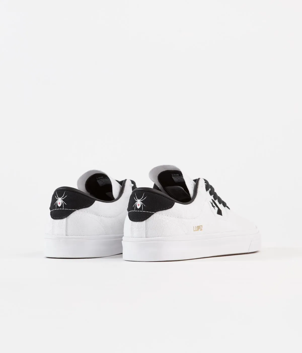 Converse Louie Lopez Pro Ox White Widow Shoes - White / Black / University Red