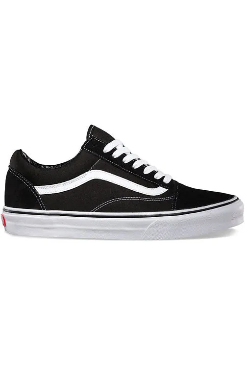 (D3HY28) Old Skool Shoes - Black/White