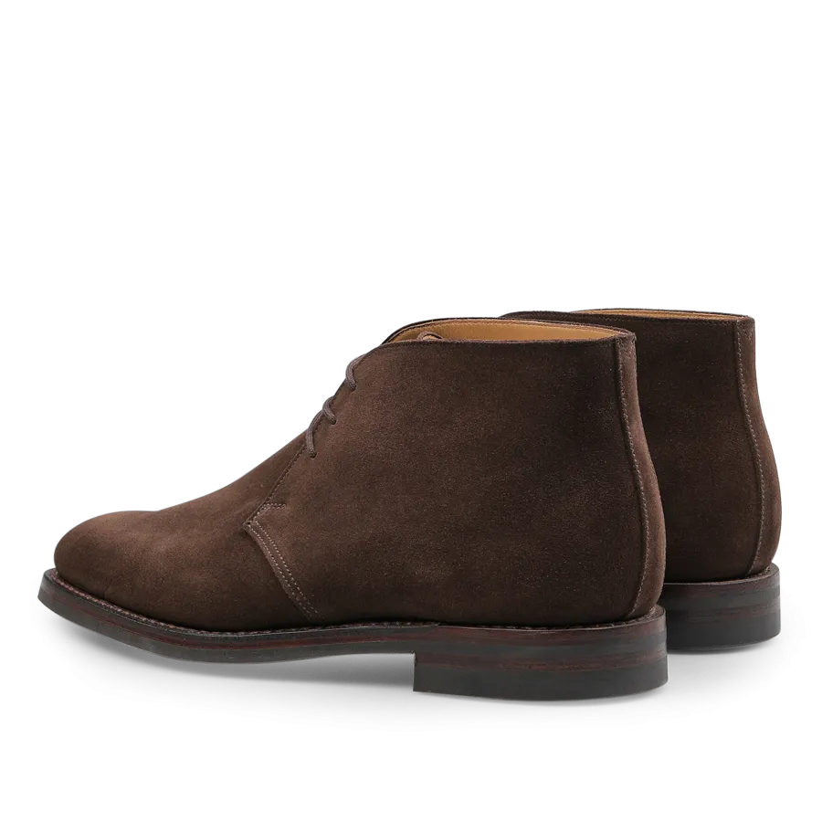 Dark Brown Suede Leather Chiltern Boots