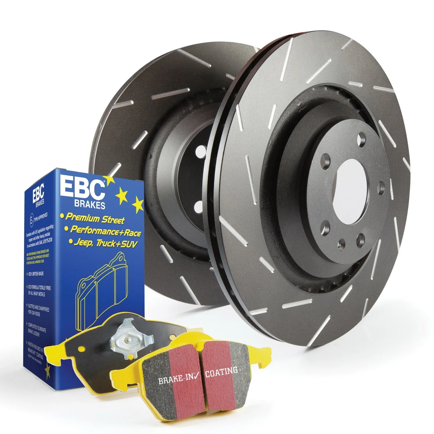 EBC Brakes S9KR1114 S9 Kits Yellowstuff and USR Rotors