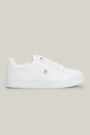 Elevated Leather Court Trainers