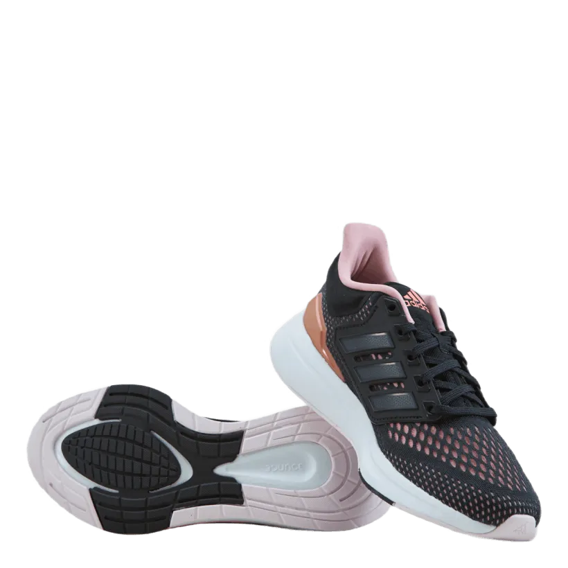 EQ21 Run Shoes Core Black / Grey Six / Wonder Mauve