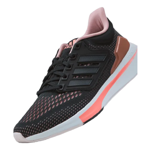 EQ21 Run Shoes Core Black / Grey Six / Wonder Mauve