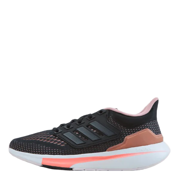 EQ21 Run Shoes Core Black / Grey Six / Wonder Mauve