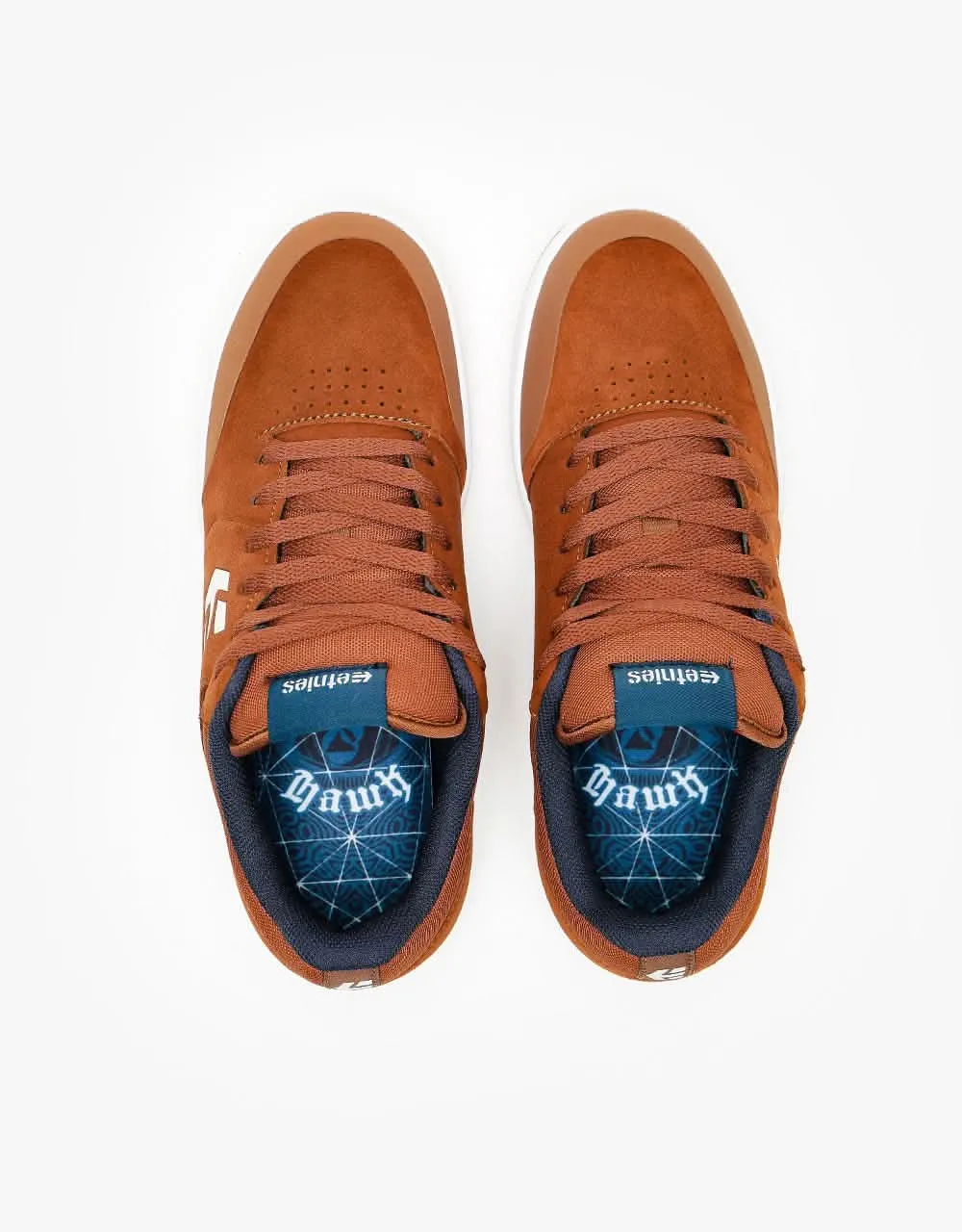 Etnies x Michelin Marana Skate Shoes - Brown/Navy