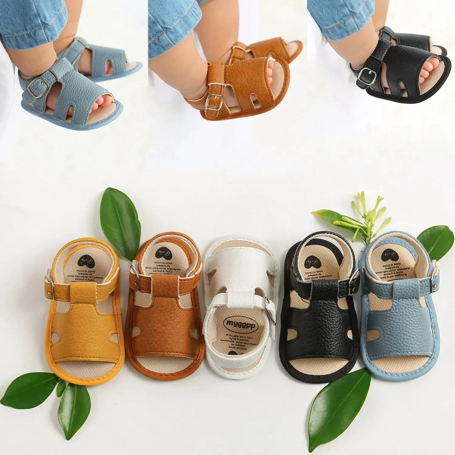 Fashion Summer Baby Girls Boys Sandals Newborn Infant Shoes Casual