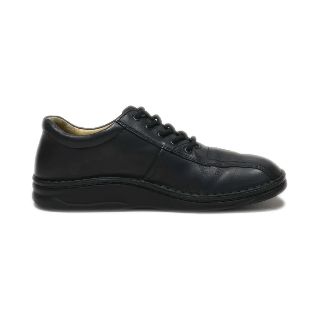 Finn Comfort Casual Lace Ups Leather Black Colour For Men