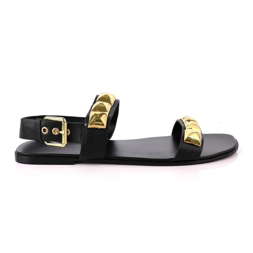 Giuseppe Zanotti Gold Gomzak Studded Sandal