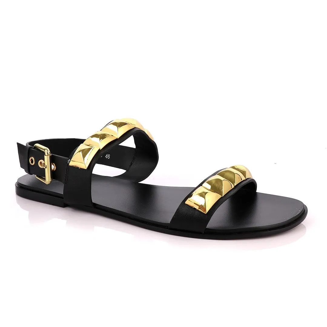 Giuseppe Zanotti Gold Gomzak Studded Sandal